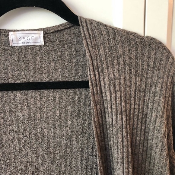 Sage The Label Sasha cardigan in Gray Grey - Picture 4 of 6
